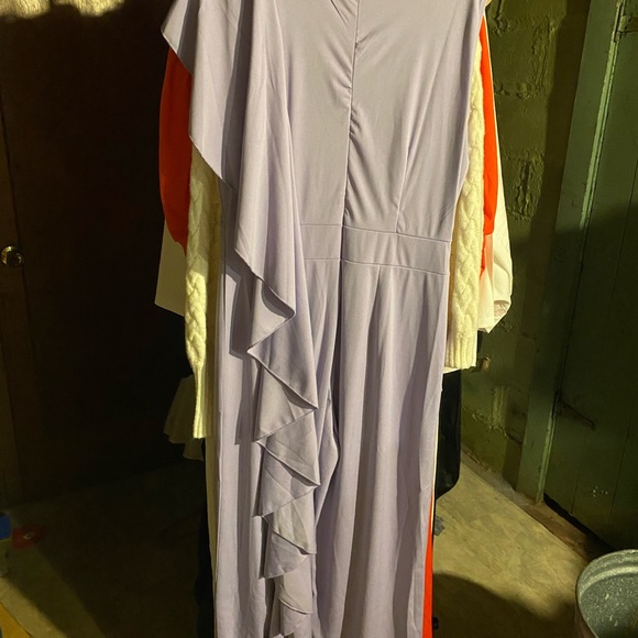 Purple Chinese made jumpsuit - Picture 3 of 3